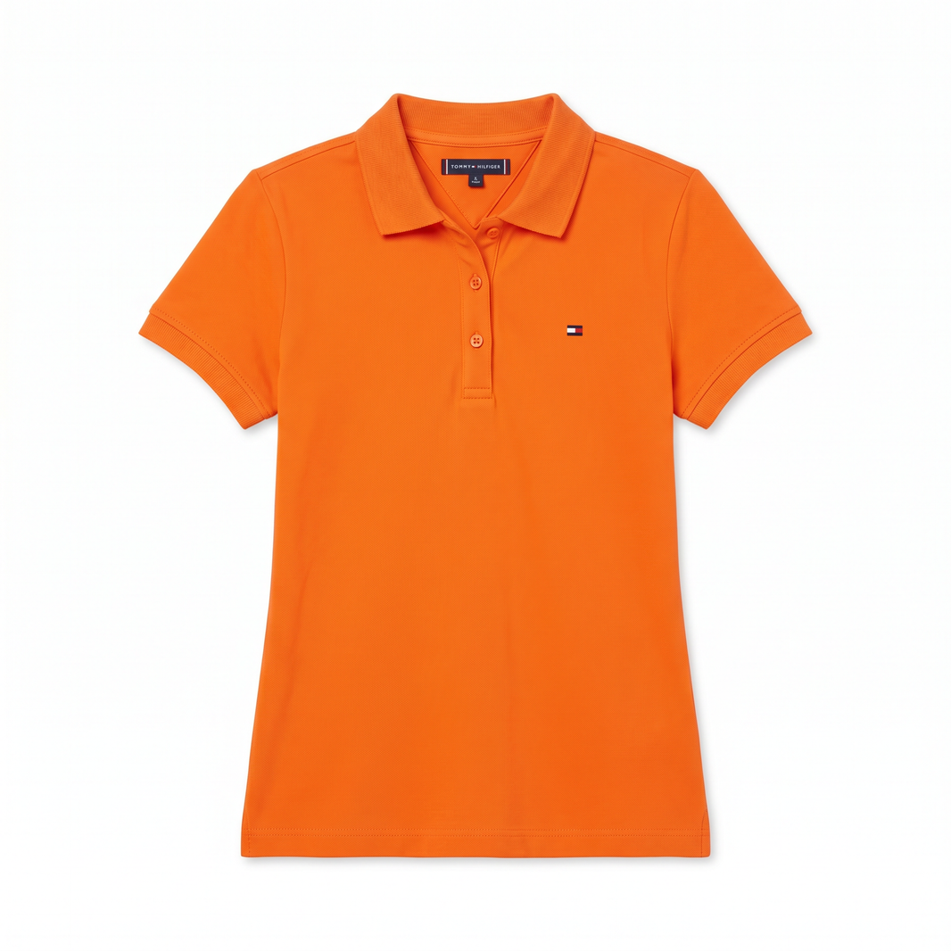 Polo Naranja para Mujer Tommy Hilfiger