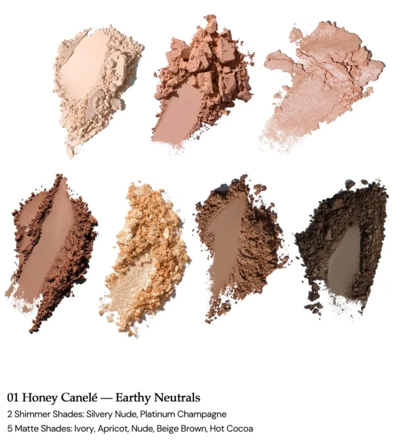 Flower knows strawberry Cupid collection make up palette 01 honey canelé
