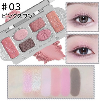 Flower knows swan ballet series six color makeup palette 03 pink swan