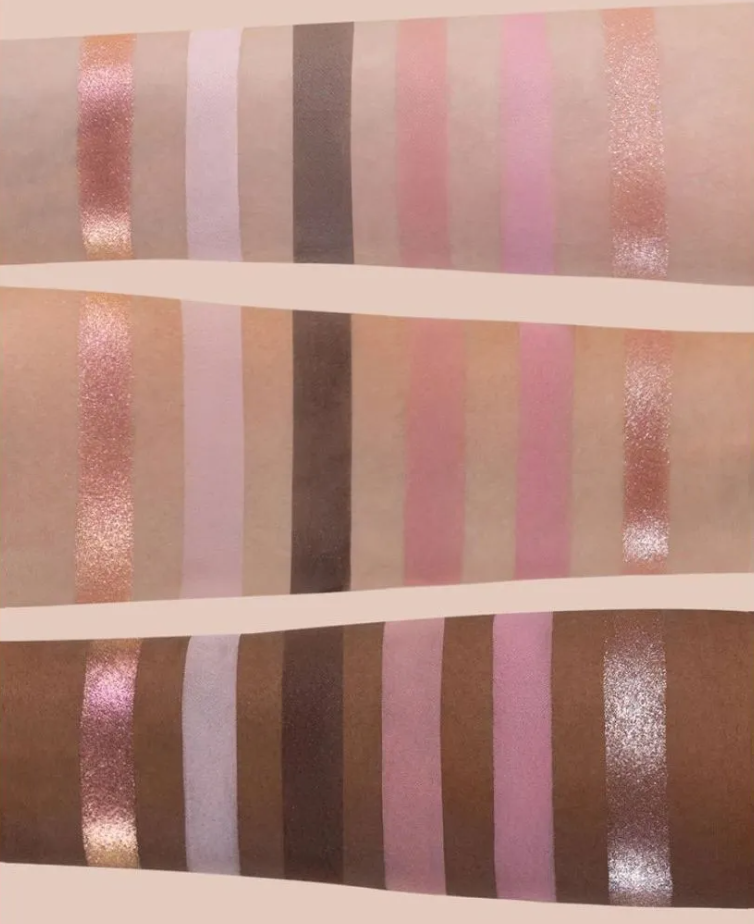 Flower knows swan ballet series six color makeup palette 03 pink swan