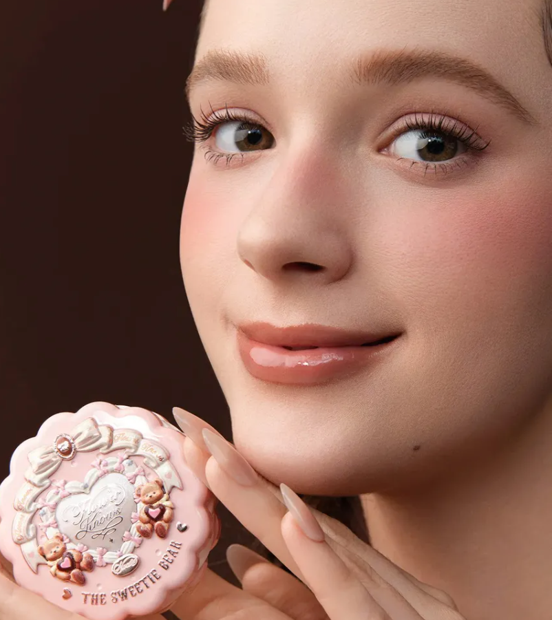 Flower knows the sweetie bear collection silk satin blush 03 rose chanson