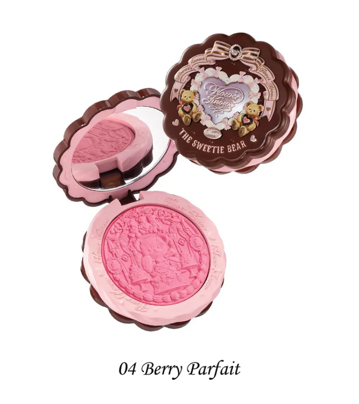 Flower knows the sweet bear collection silk satin blush 04 berry parfait (Copy)