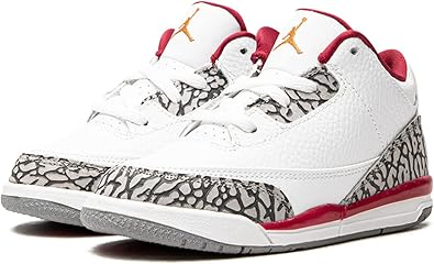 Jordan 3 - Cardinal Red Kids