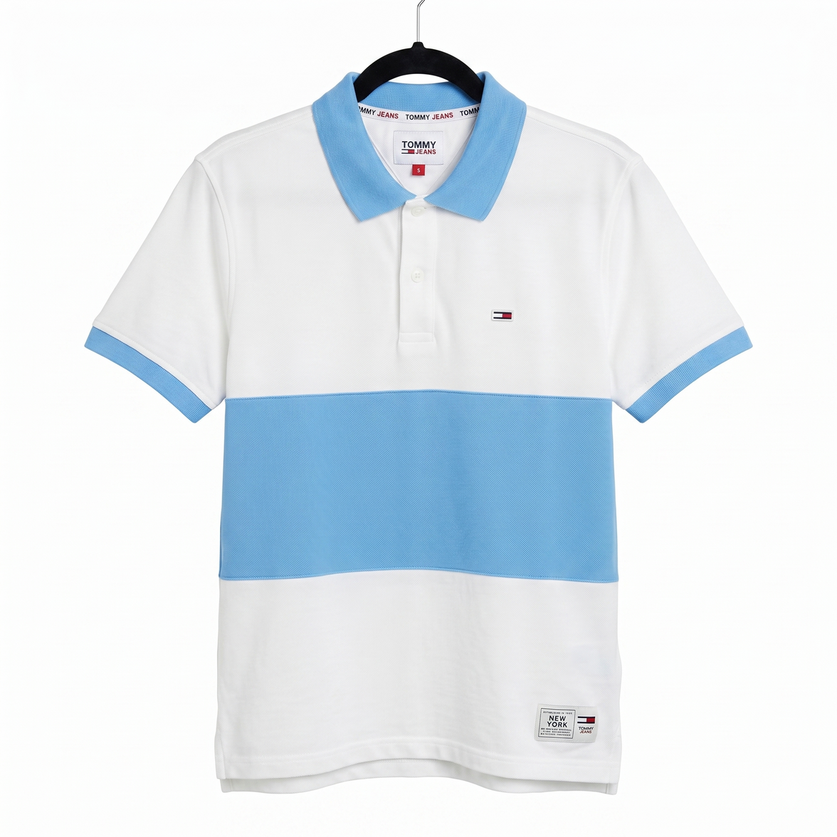 Camiseta Polo Color Block Tommy Jeans