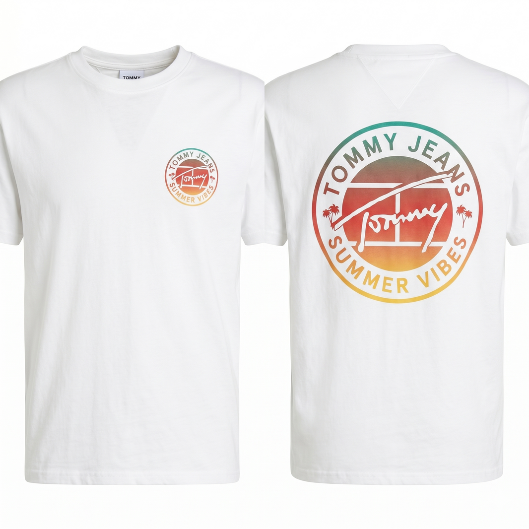 Camiseta con Logo Circular Tommy Jeans