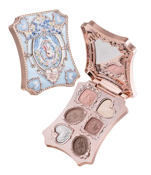 Flower knows bunny garden collection 6-color makeup palette 01 white bunny
