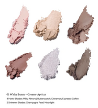 Flower knows bunny garden collection 6-color makeup palette 01 white bunny