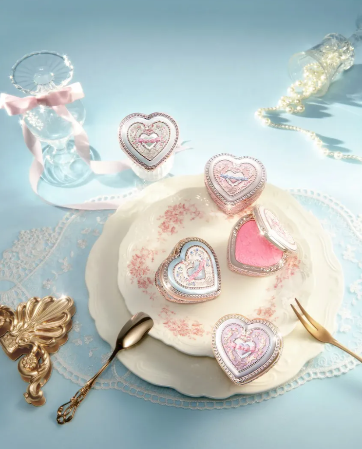Flower knows bunny garden collection embossed blush 04 iris garden