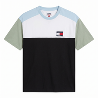 Camiseta Color Block Tricolor Tommy Jeans