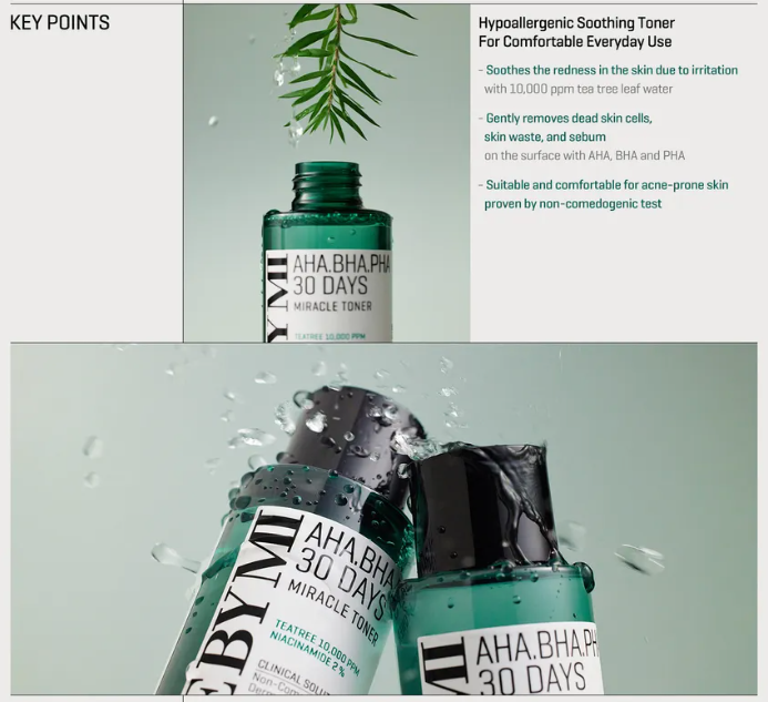SOME BY MI AHA, BHA, PHA 30 Days Miracle Toner