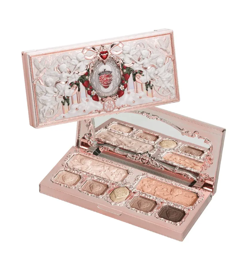 Flower knows strawberry Cupid collection make up palette 01 honey canelé
