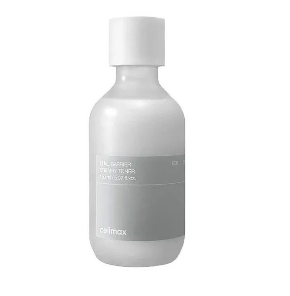 Dual barrier creamy toner