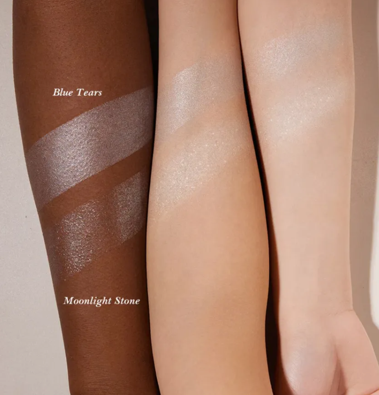 Flowers knows shell’s jewel collection highlighter balm blue tears