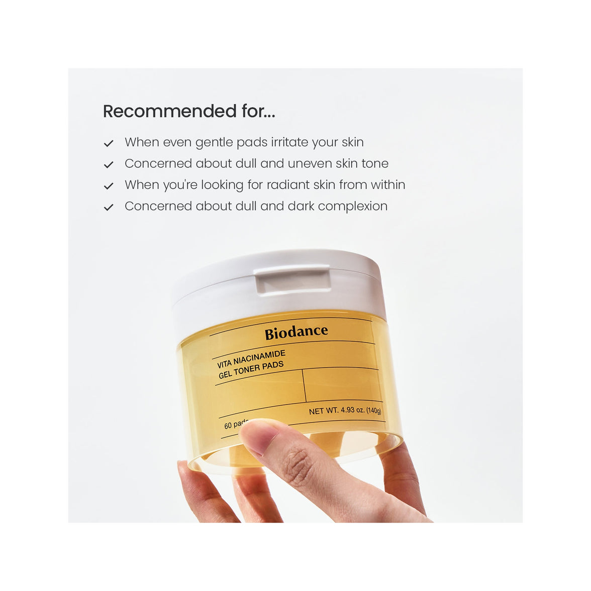 Vita Niacinamide Gel Toner Pads