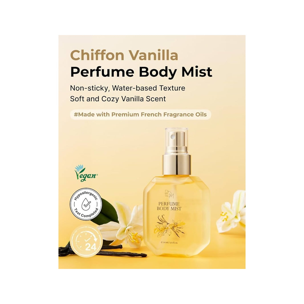 BOM Perfume Body Mist Chiffon Vanilla