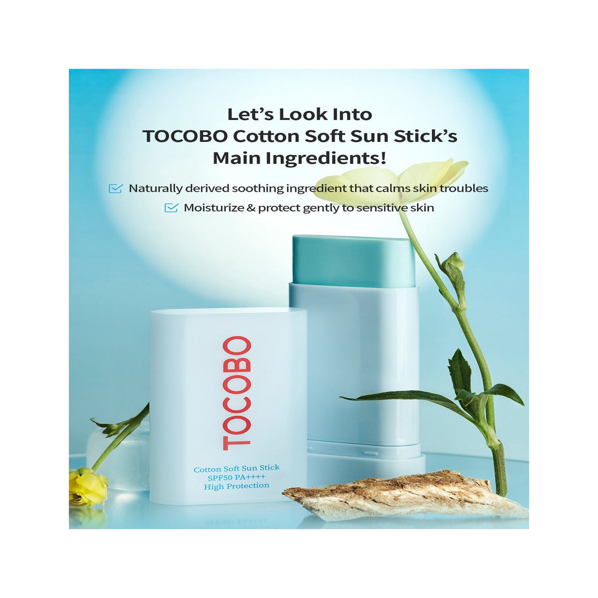 TOCOBO Cotton Soft Sun Stick