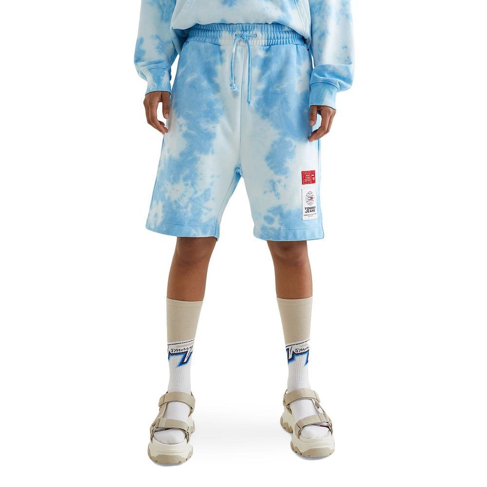 Tommy Jeans - Short Jogger Tie-Dye Azul