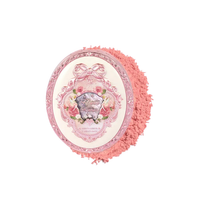 Flower knows midsummer fairytales collection velvet embossed blush 01 blooming days