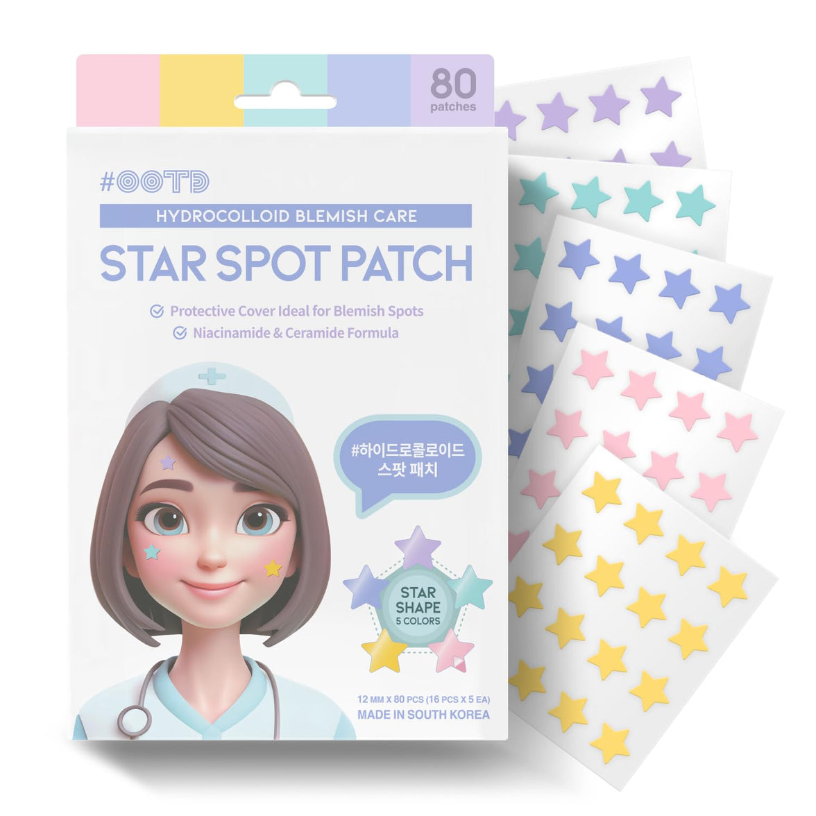 Hydrocolloid Blemish Care Star Spot Patch