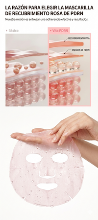 medicube - Mascarilla Facial PDRN Pink Vita Coating Mask
