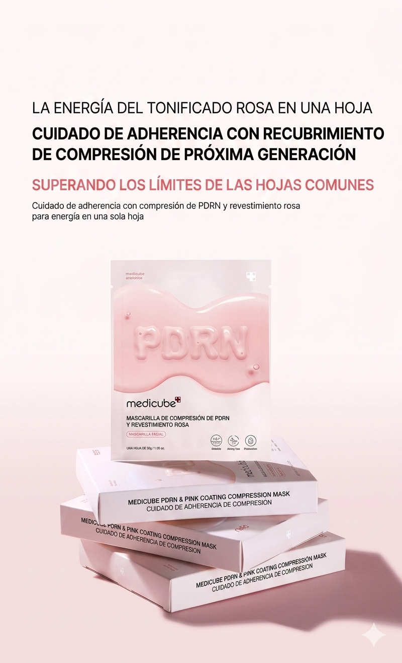 medicube - Mascarilla Facial PDRN Pink Vita Coating Mask