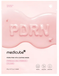 medicube - Mascarilla Facial PDRN Pink Vita Coating Mask