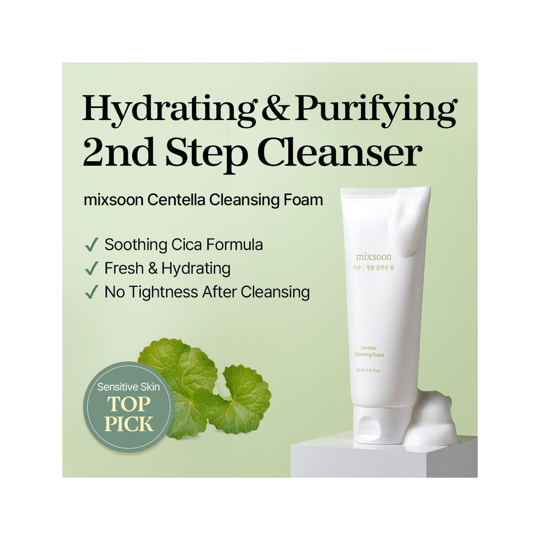 mixsoon Centella Cleansing Foam