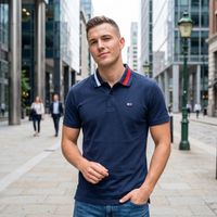 Polo Clásico Azul Marino Tommy Jeans