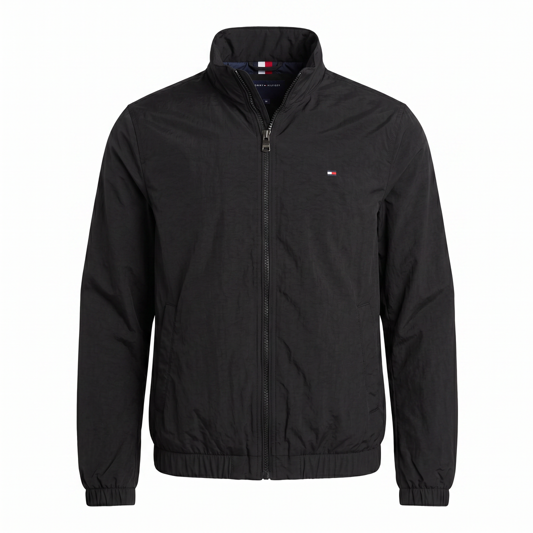 Chamarra Bomber Negra Tommy Hilfiger