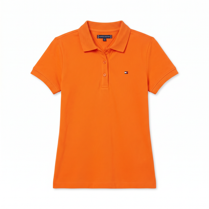 Polo Naranja para Mujer Tommy Hilfiger