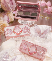Flower knows midsummer fairytales collection eyebrow palette 03 apricots rosé