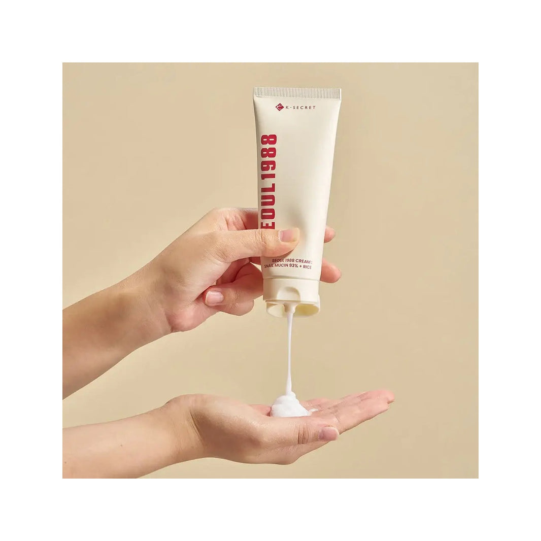 KSECRET Seoul 1988 Cream Snail Mucin 93% + Rice