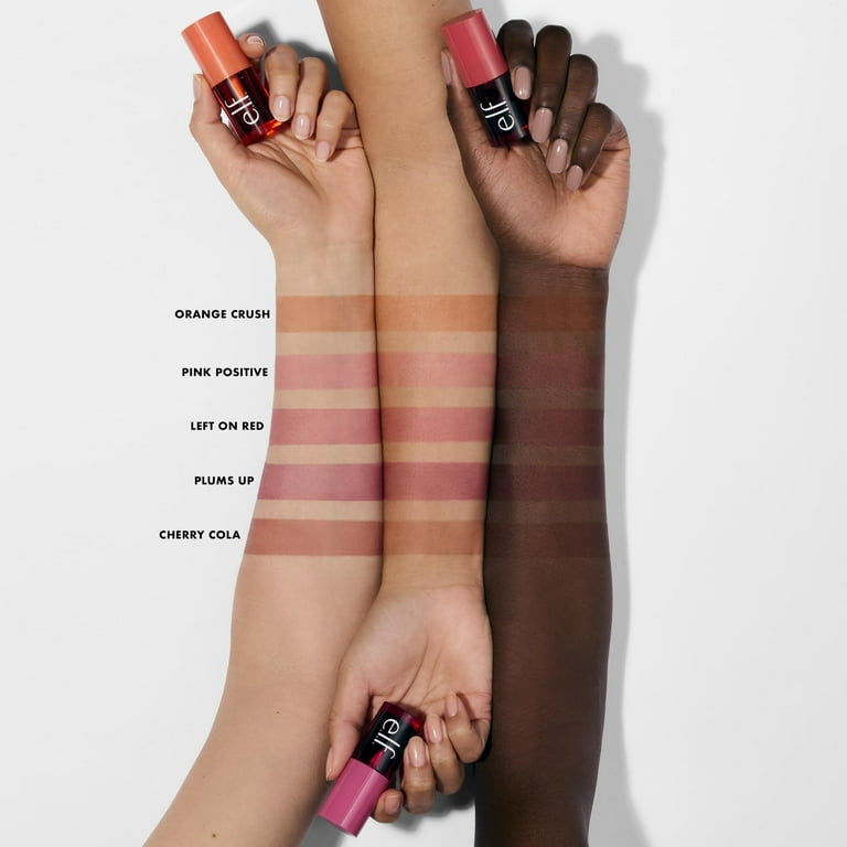 Sheer for it blush tint left on red